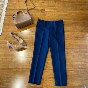 RED VALENTINO crop pant see-through side stitching